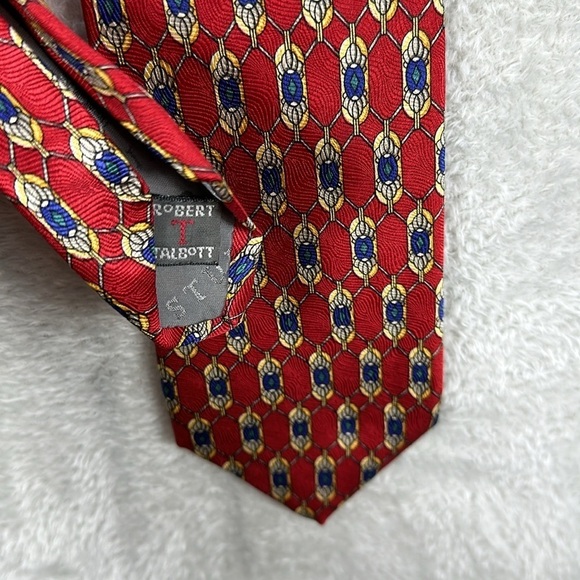 Robert Talbott Studio Hand Sewn Made In America Silk Tie 60.5” long - Picture 4 of 7